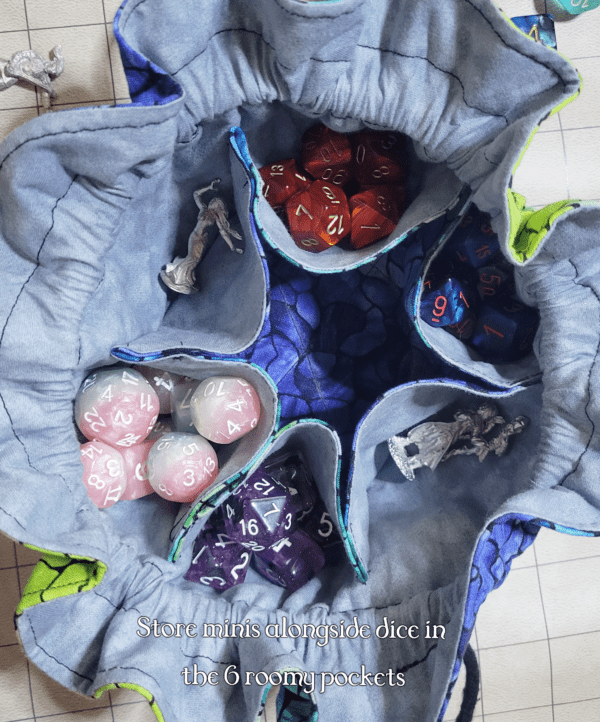 Multi-Pocketed Dice Bag, Small - Image 5