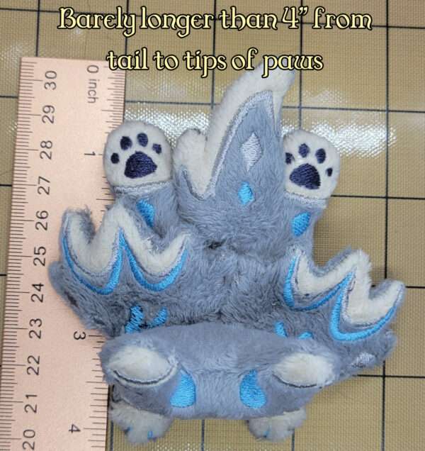 Pocket Wolf Dragon Plush, Customizable Colors - Image 3