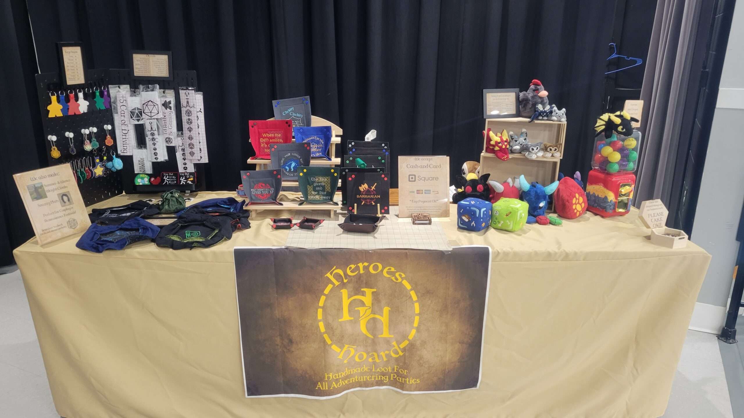 Congress of Gamers Table Set-Up, Rockville MD 2025