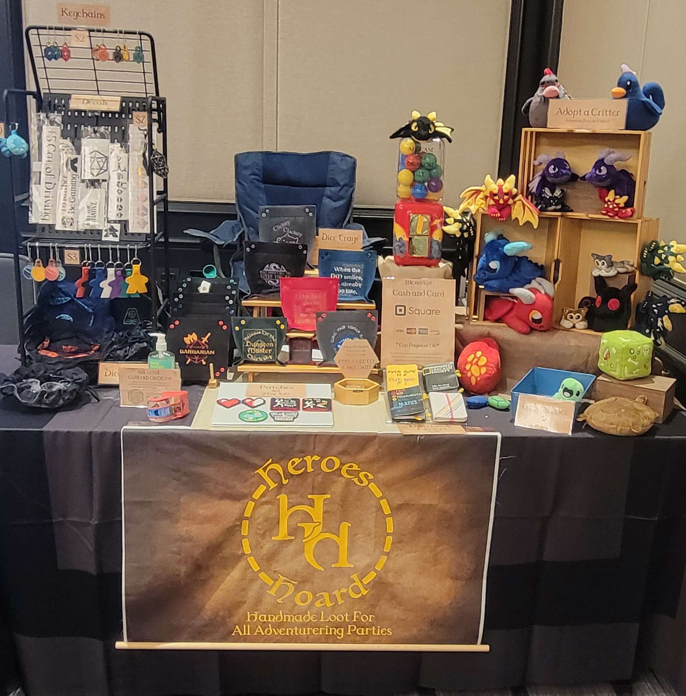 Balticon Table Set-Up, Baltimore MD 2025