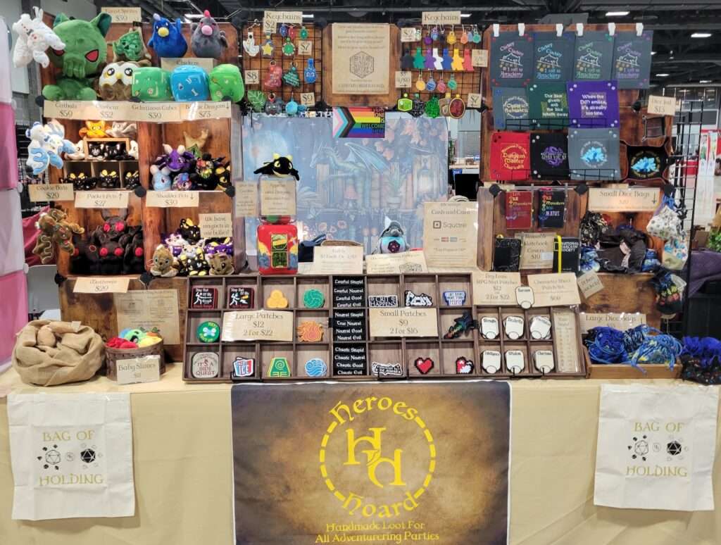 Booth Setup at Awesome Con 2026