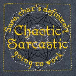 Chaotic Sarcastic Dice Tray Design